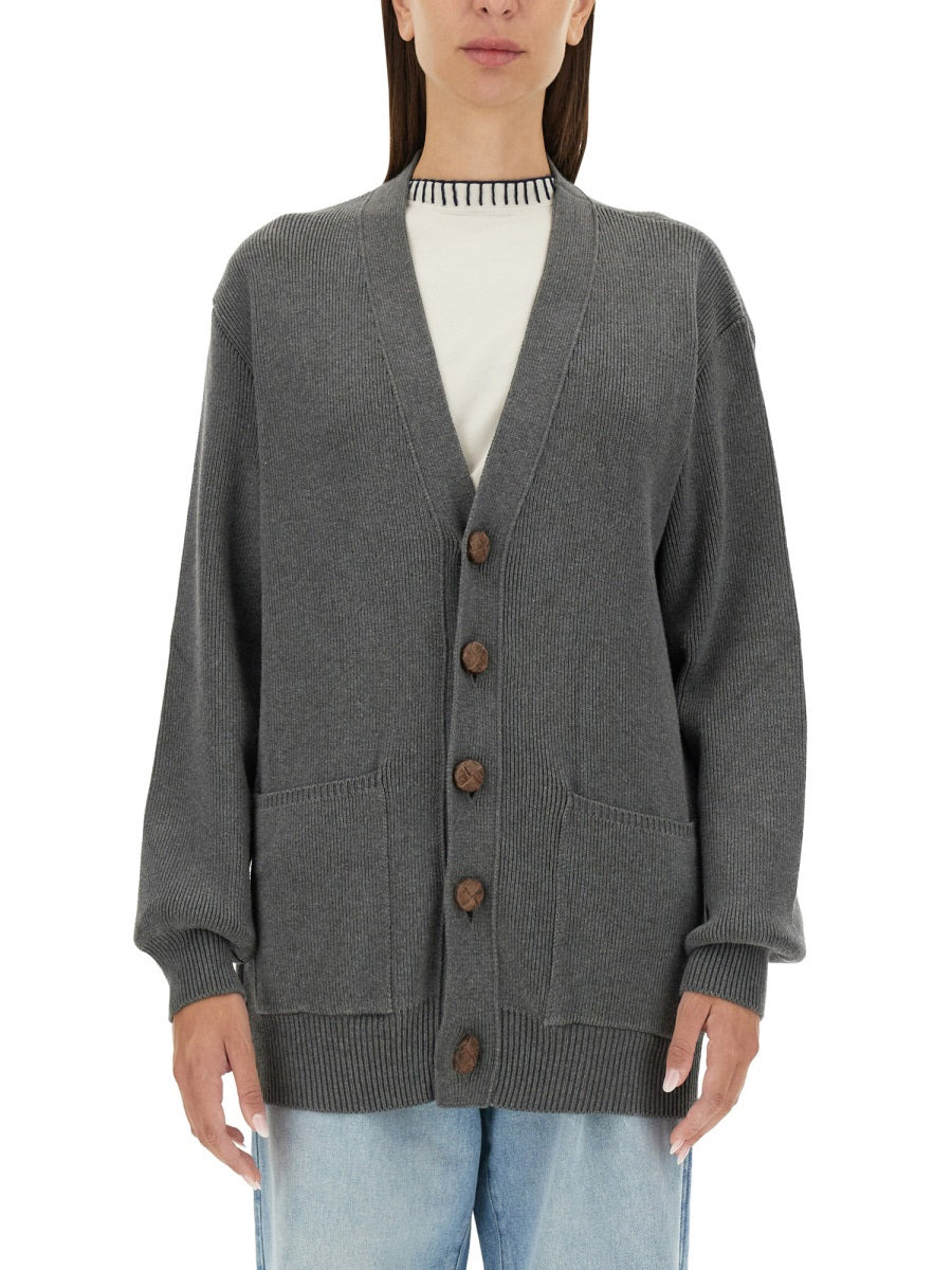 Cardigan With Logo - 1