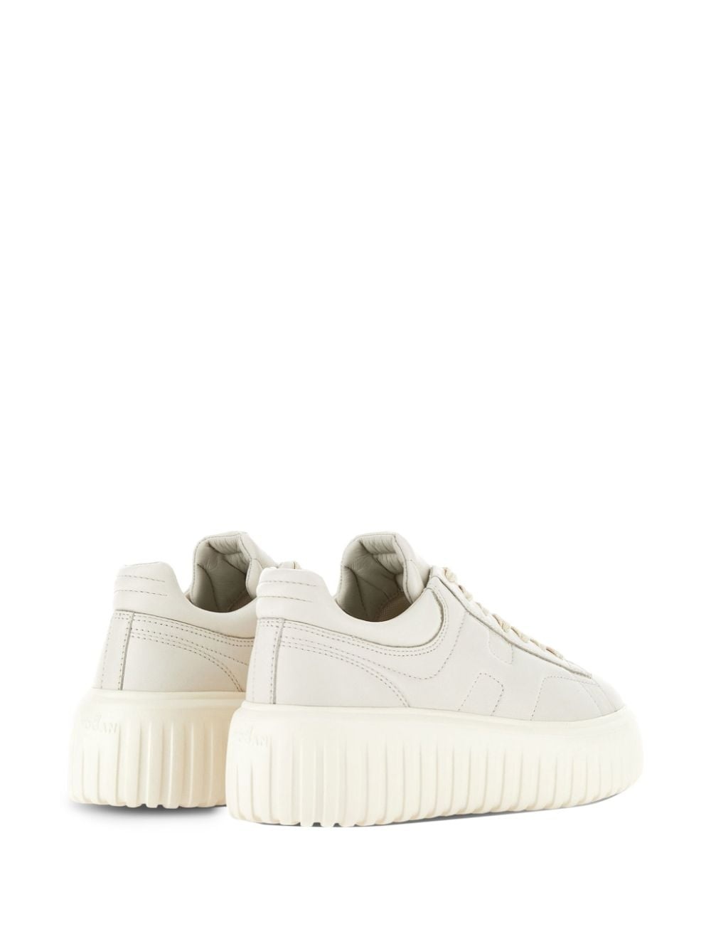 logo-embroidered low-top sneakers - 3