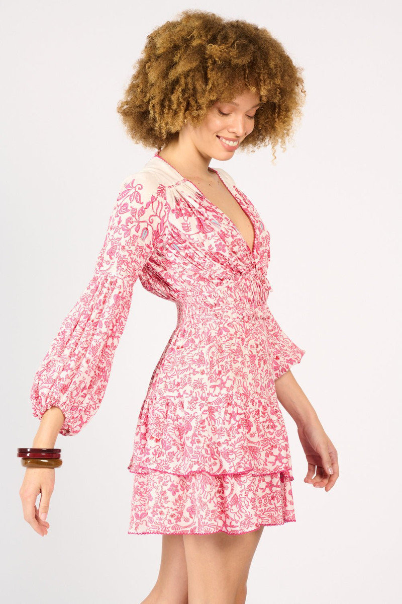 Mini Dress Chiara - Pink Tiare 3