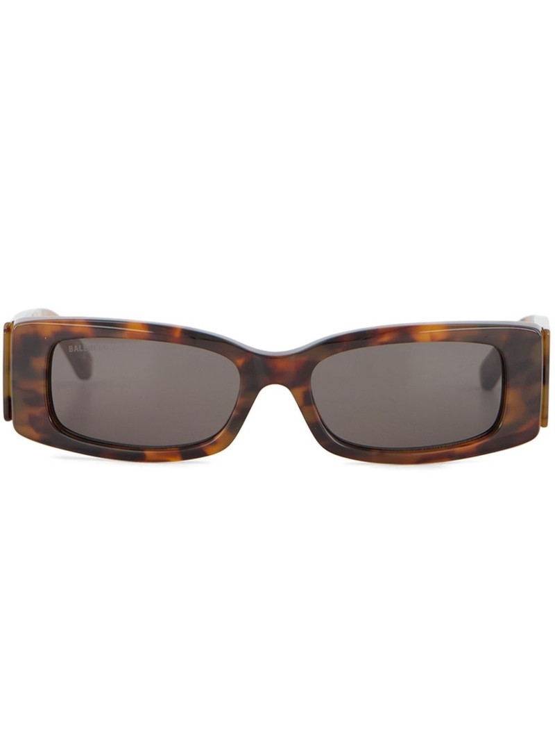 BALENCIAGA tortoiseshell-effect sunglasses outlook