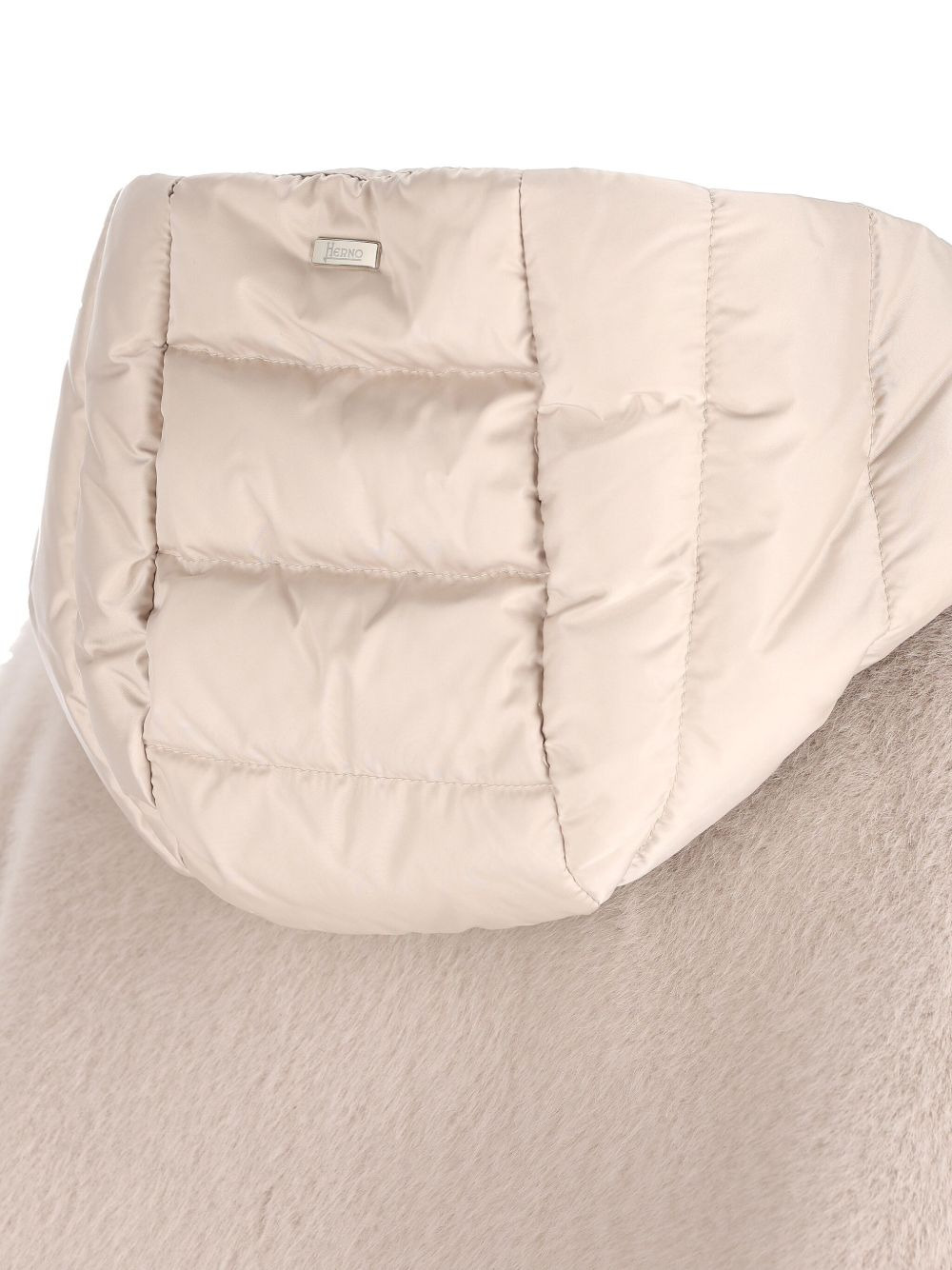 quilted-panel faux-fur jacket - 4