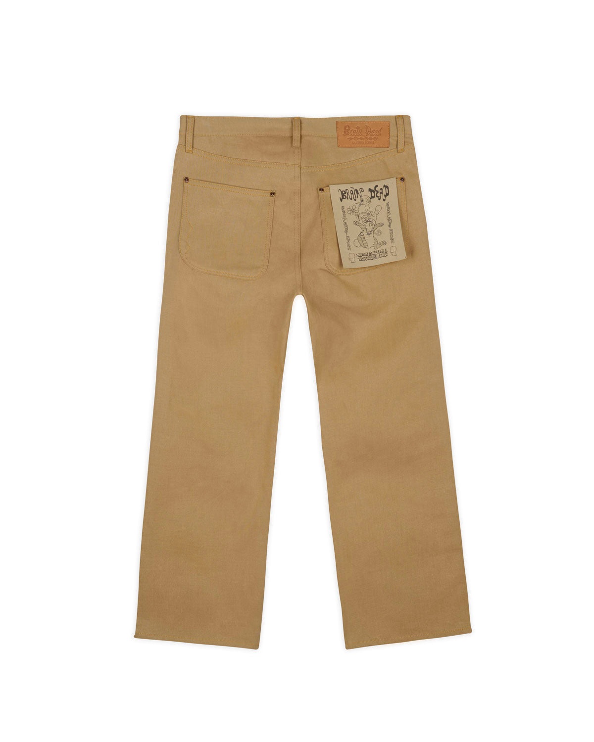 Type 00 13.5oz Selvedge Bull Denim - Tan - 3