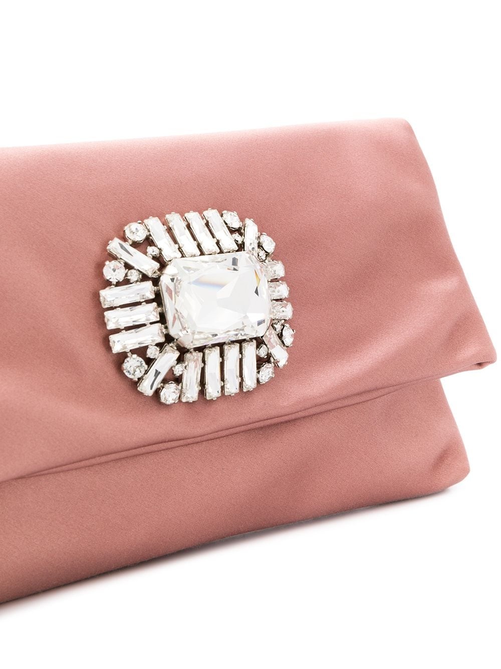 Titania crystal-embellished clutch - 4