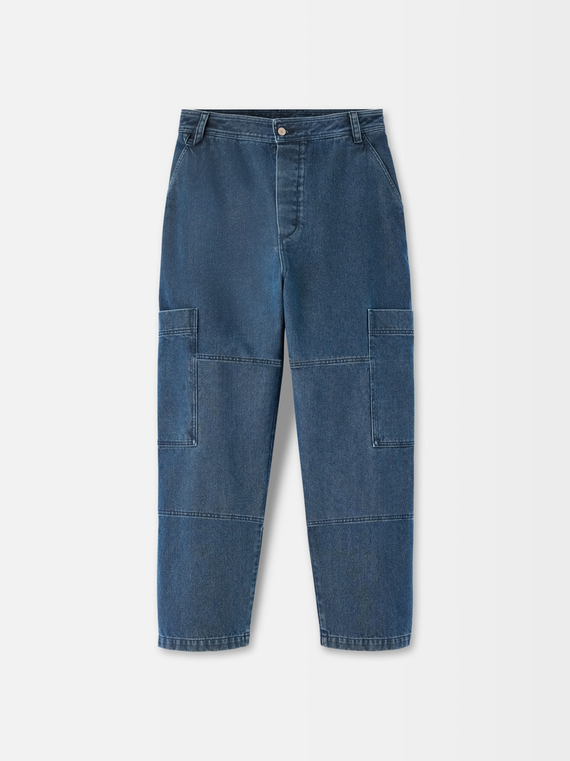 The Carré de-Nîmes denim cargo pants 1
