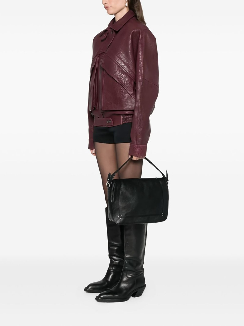 JEROME DREYFUSS medium Pepito stud-detai leather shoulder bag outlook