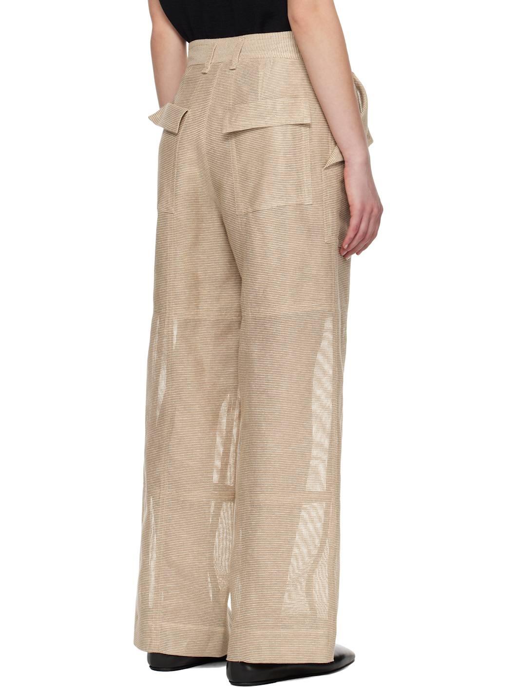 Beige Papyrus Trousers - 3