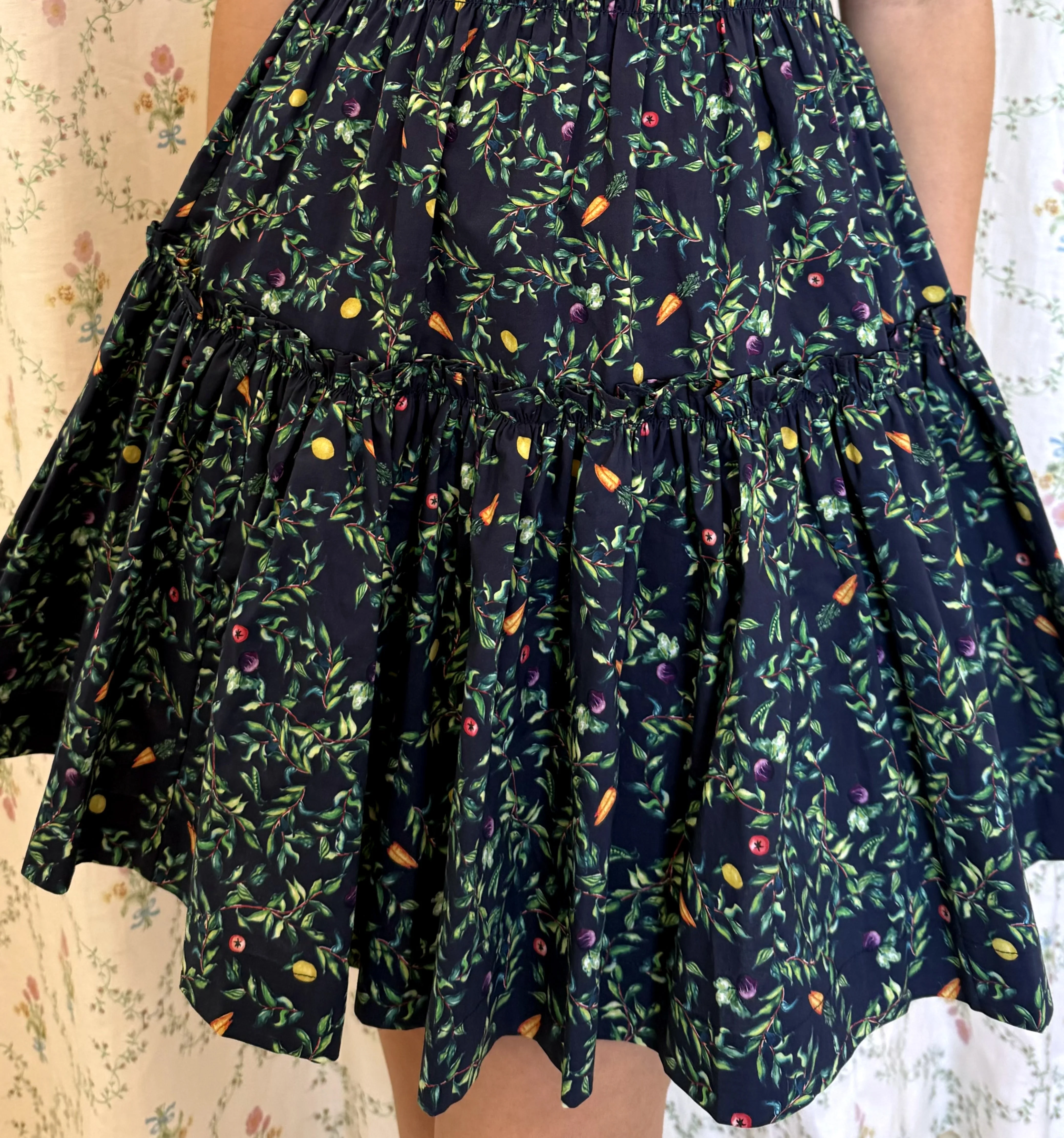 The Mini Seraphina Nap Dress - Midnight Garden - 1