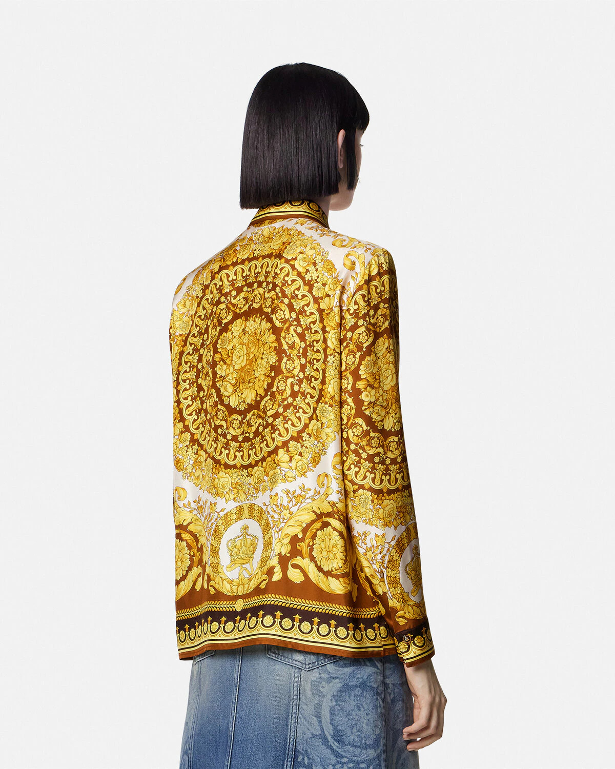 Barocco Silk Shirt - 5