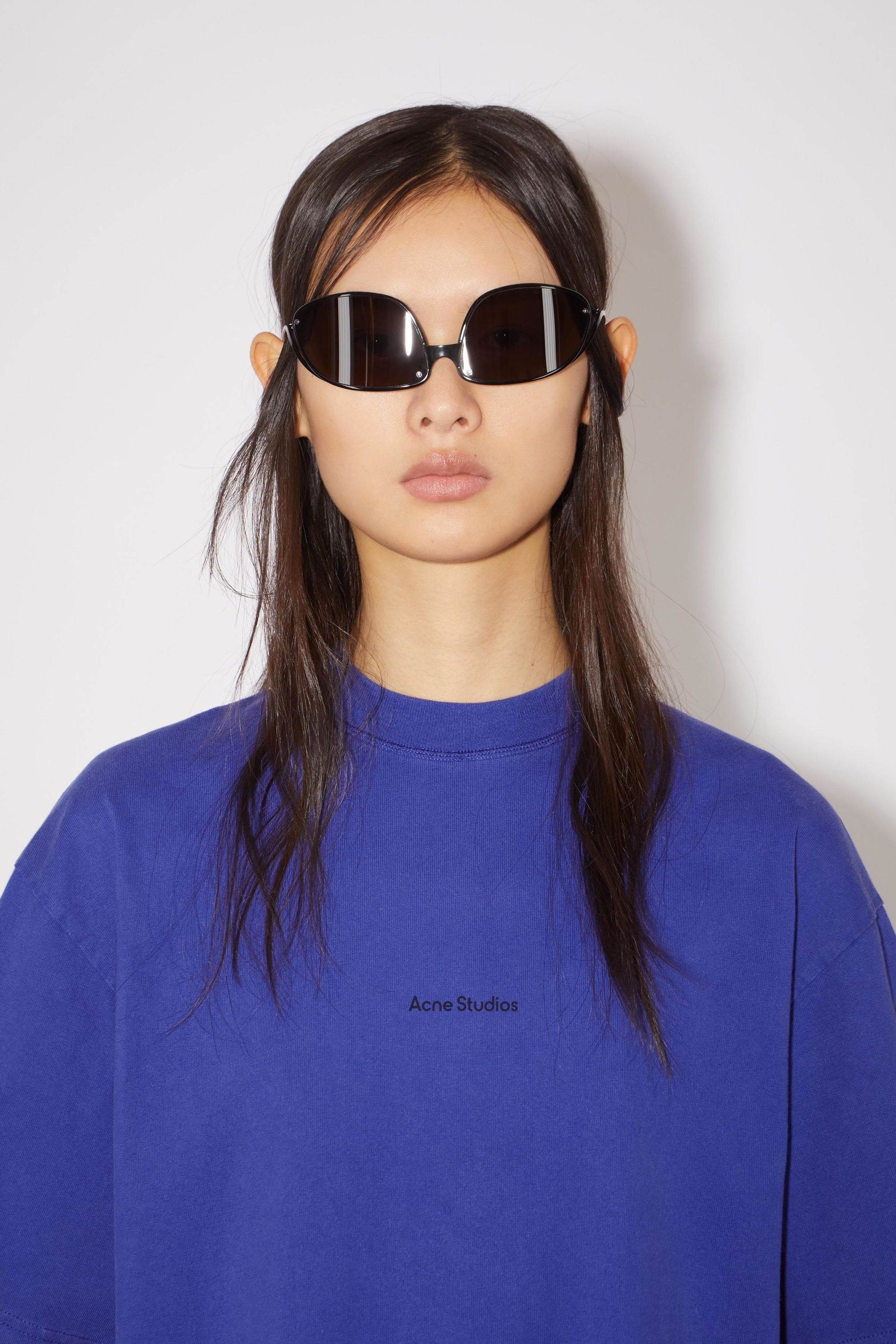 Logo t-shirt dress - Sea Blue - 5