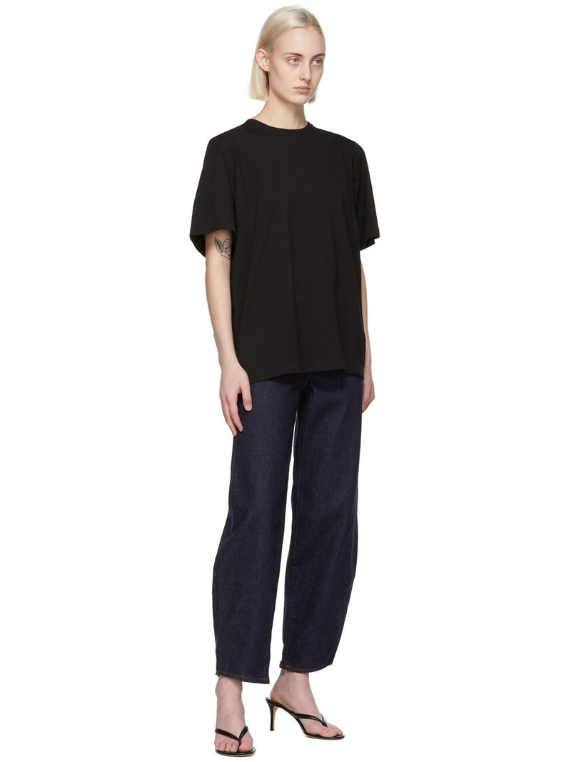 TOTEME Black Oversized T-Shirt outlook