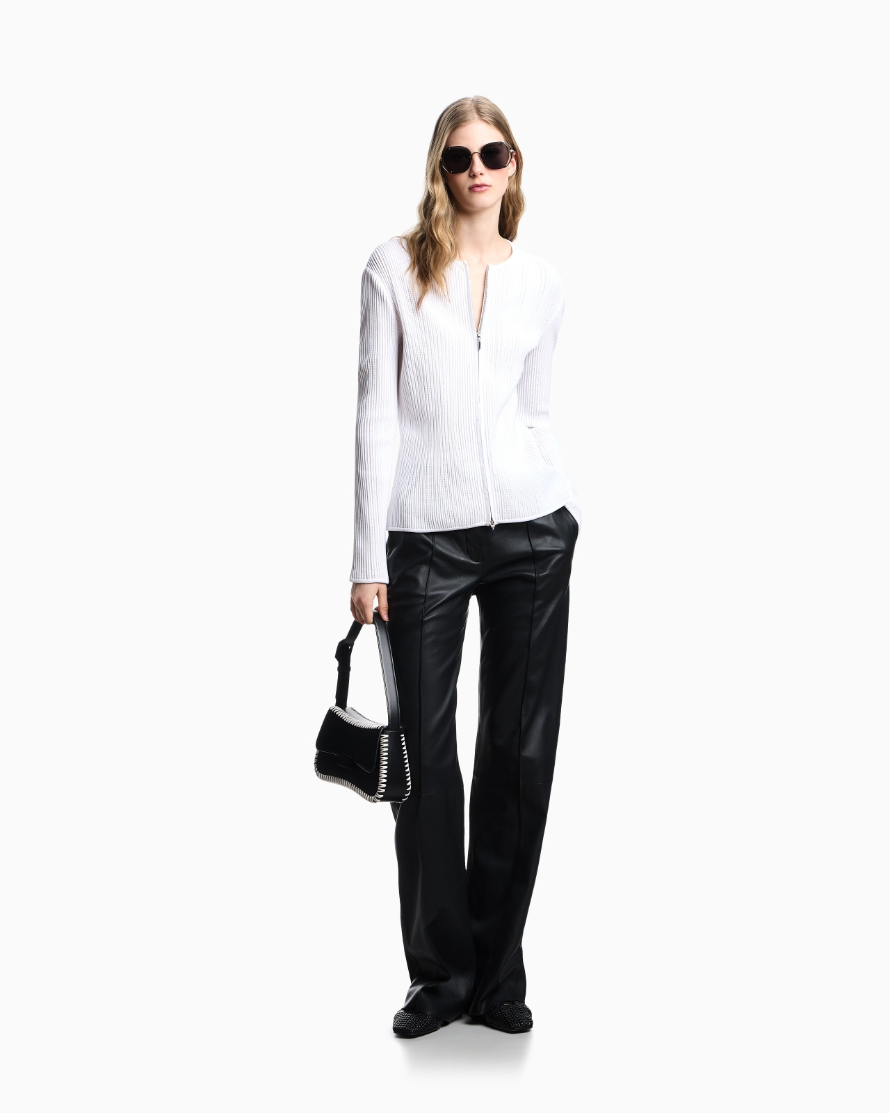 PERFORATED OTTOMAN FABRIC JACKET - 2