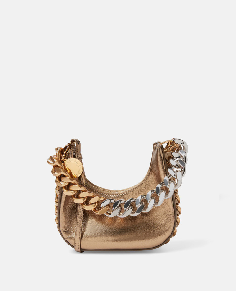 Frayme Metallic Zipped Mini Hobo Bag 1