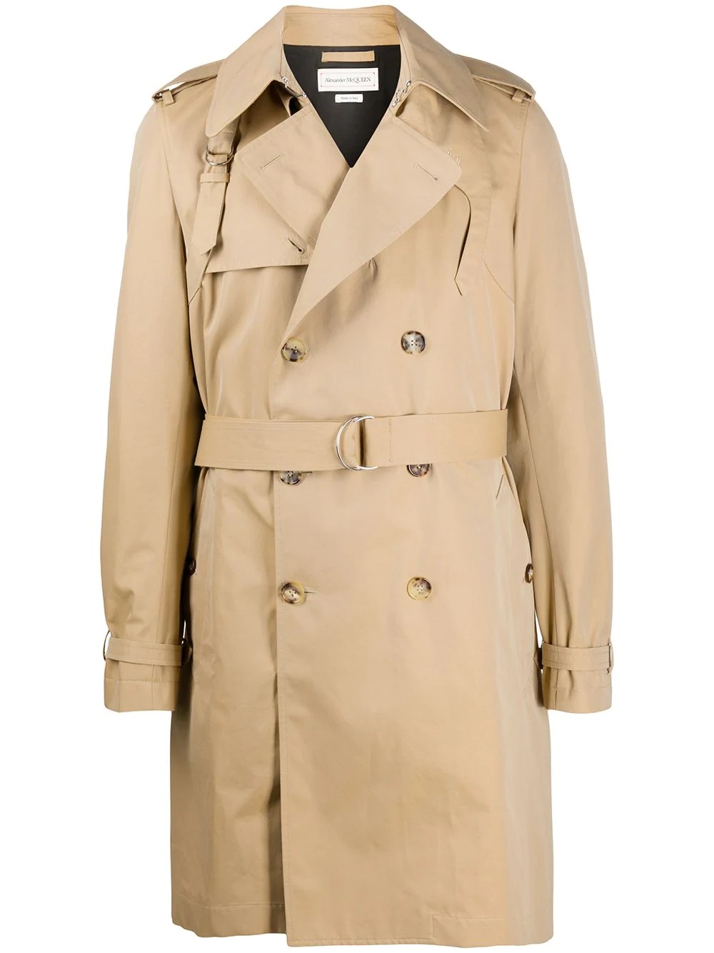 wraparound trench coat - 1