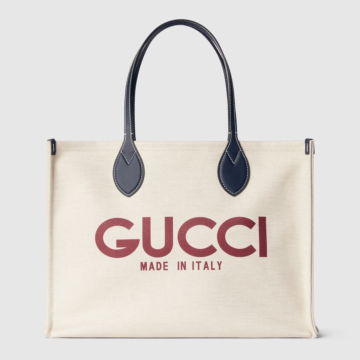 Medium tote bag with Gucci print - 1