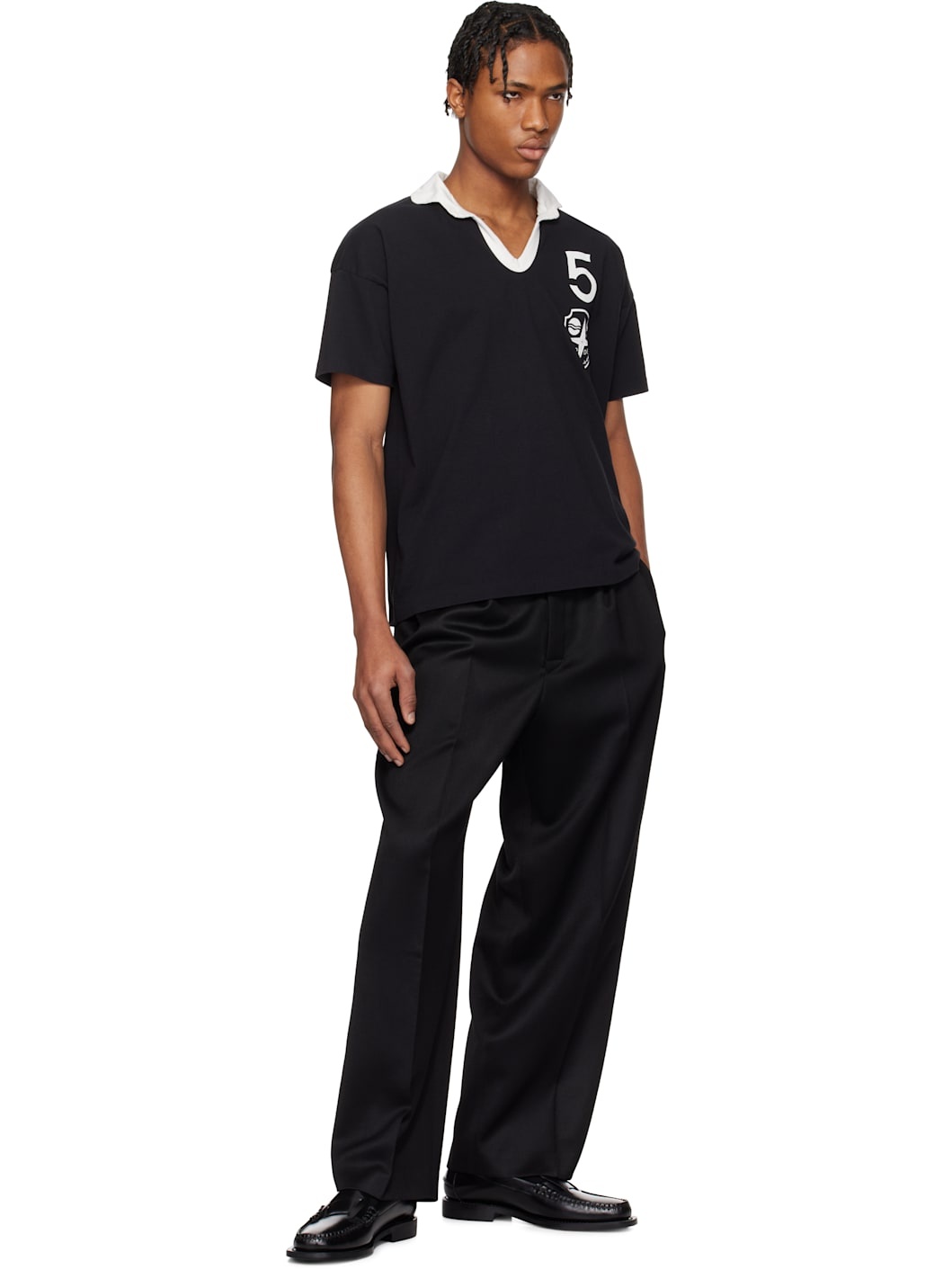 トップス BODE Recreation Polo Bode Recreation Polo in Black for Men | Lyst