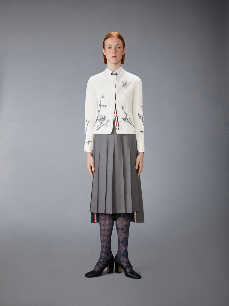 SCENIC BIRDS INTARSIA CASHMERE CARDIGAN 4