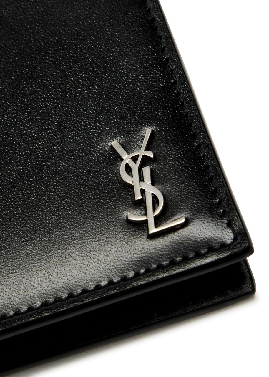 Saint Laurent Logo Leather Wallet - 3