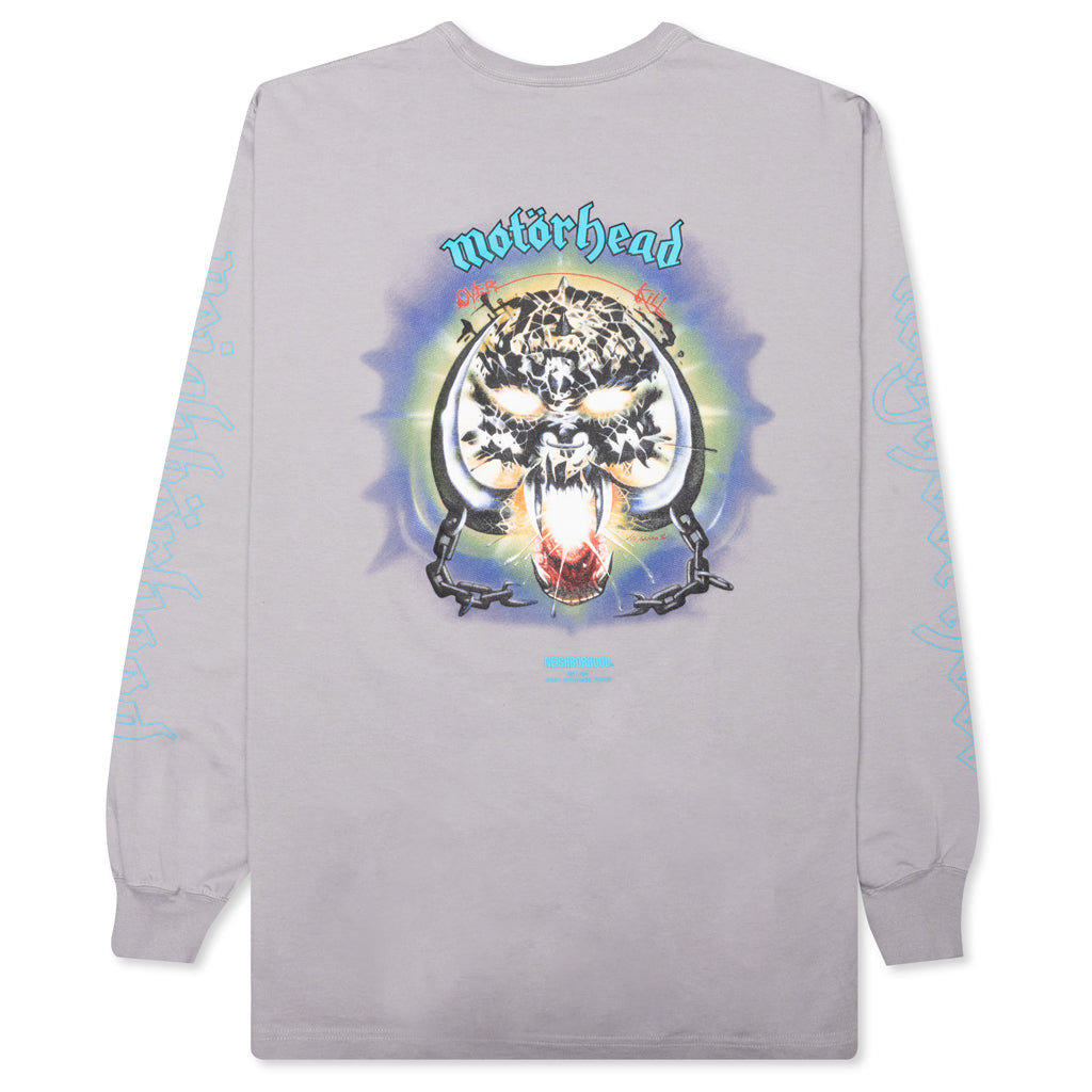 NEIGHBORHOOD X MOTOR HEAD 1 L/S C-TEE - GREY - 2