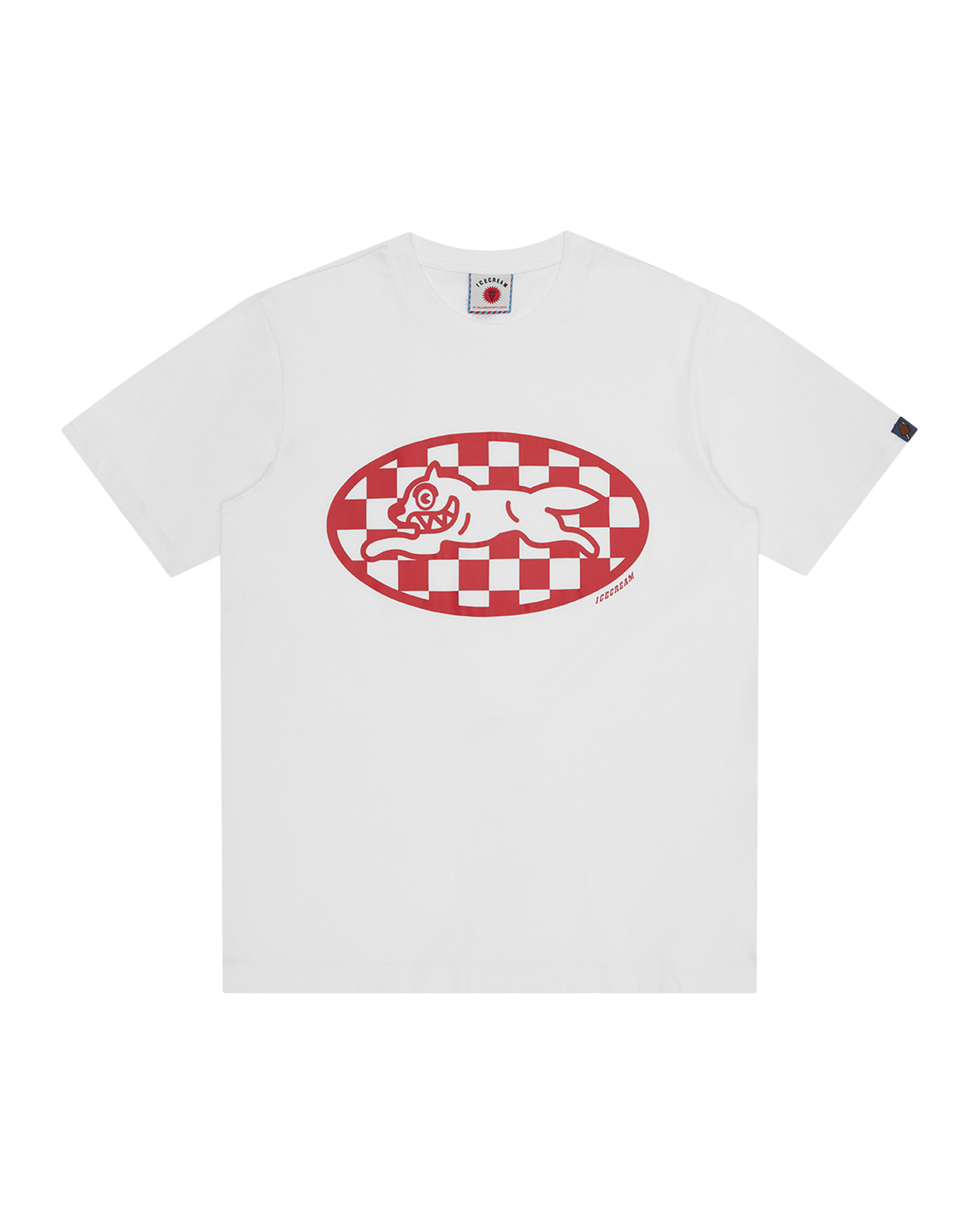 CHECKER RUNNING DOG T-SHIRT - 1