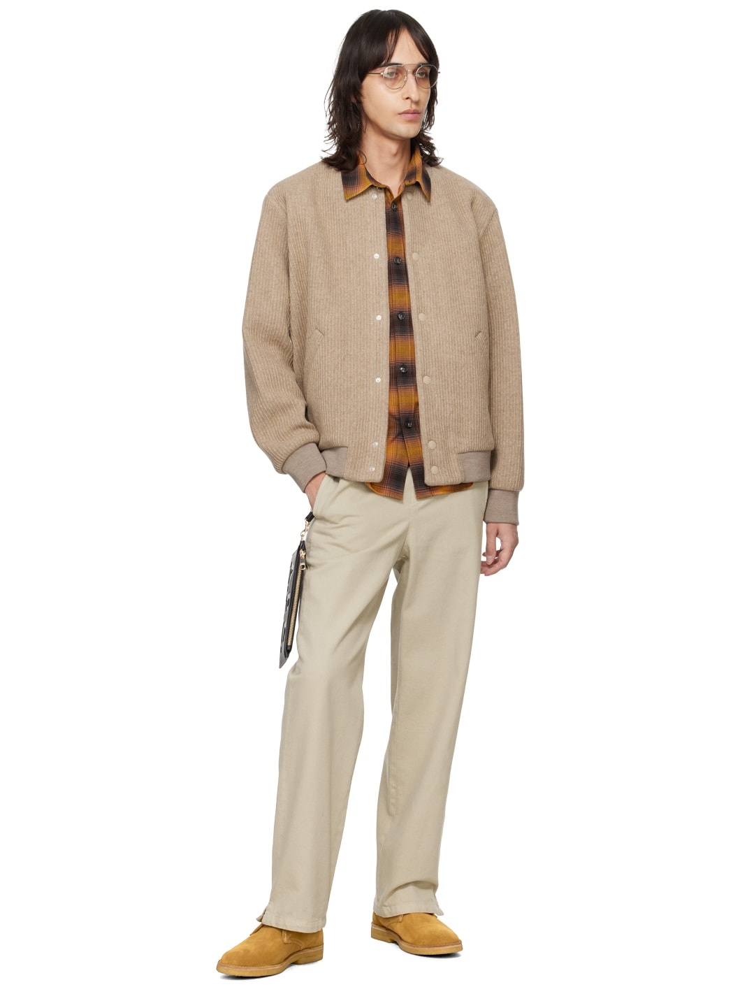 Taupe Vincent Trousers - 4