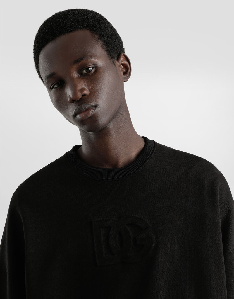 Cotton sweatshirt with logo 5