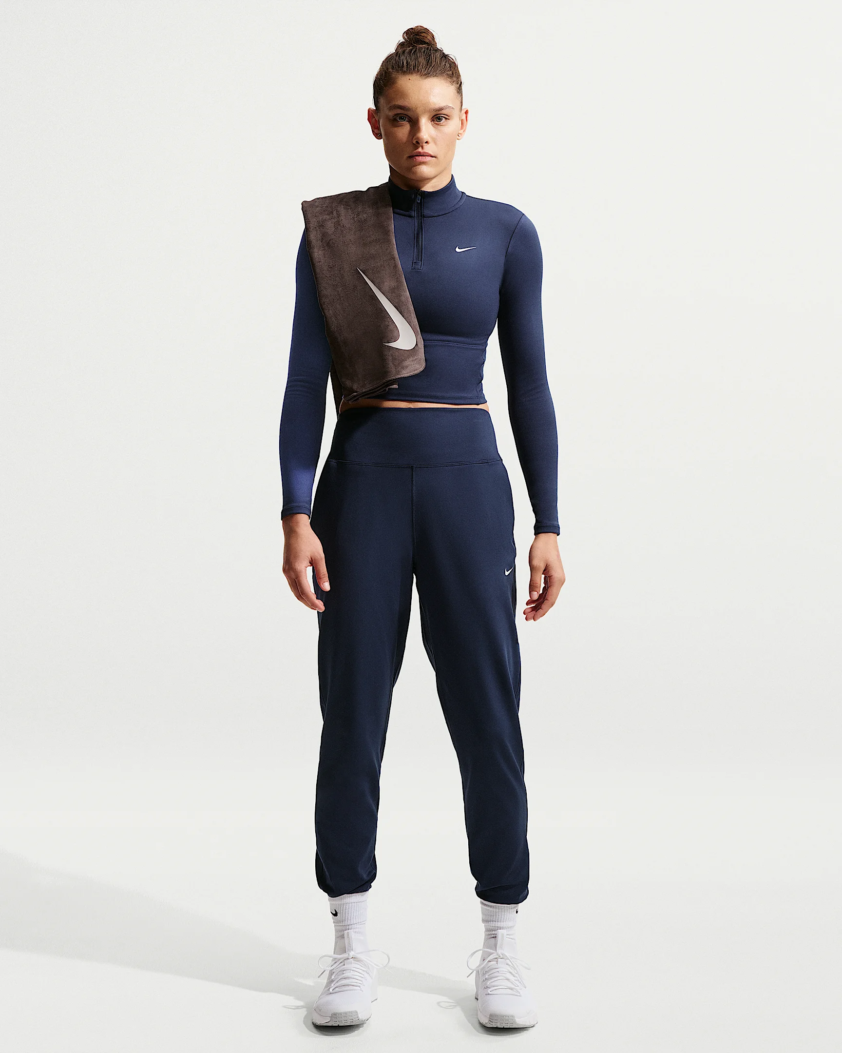 Nike One Women's High-Waisted Full-Length Knit Joggers - 1