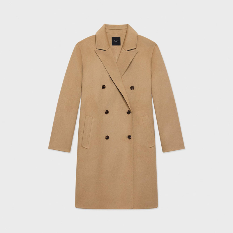 Double-Breasted Coat in Double-Face Wool-Cashmere 1