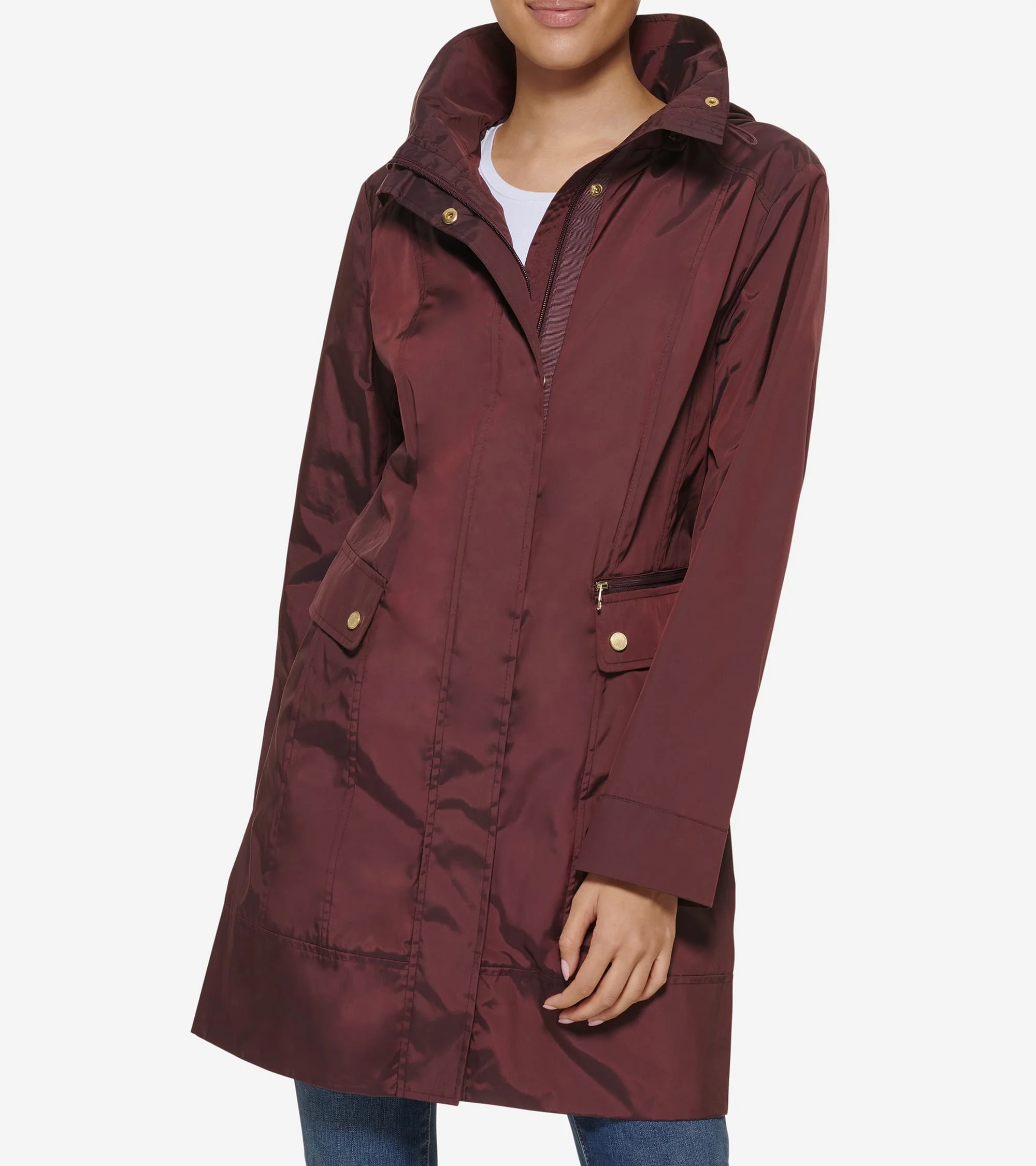 Women's Signature Packable Hooded Rain Jacket - 1