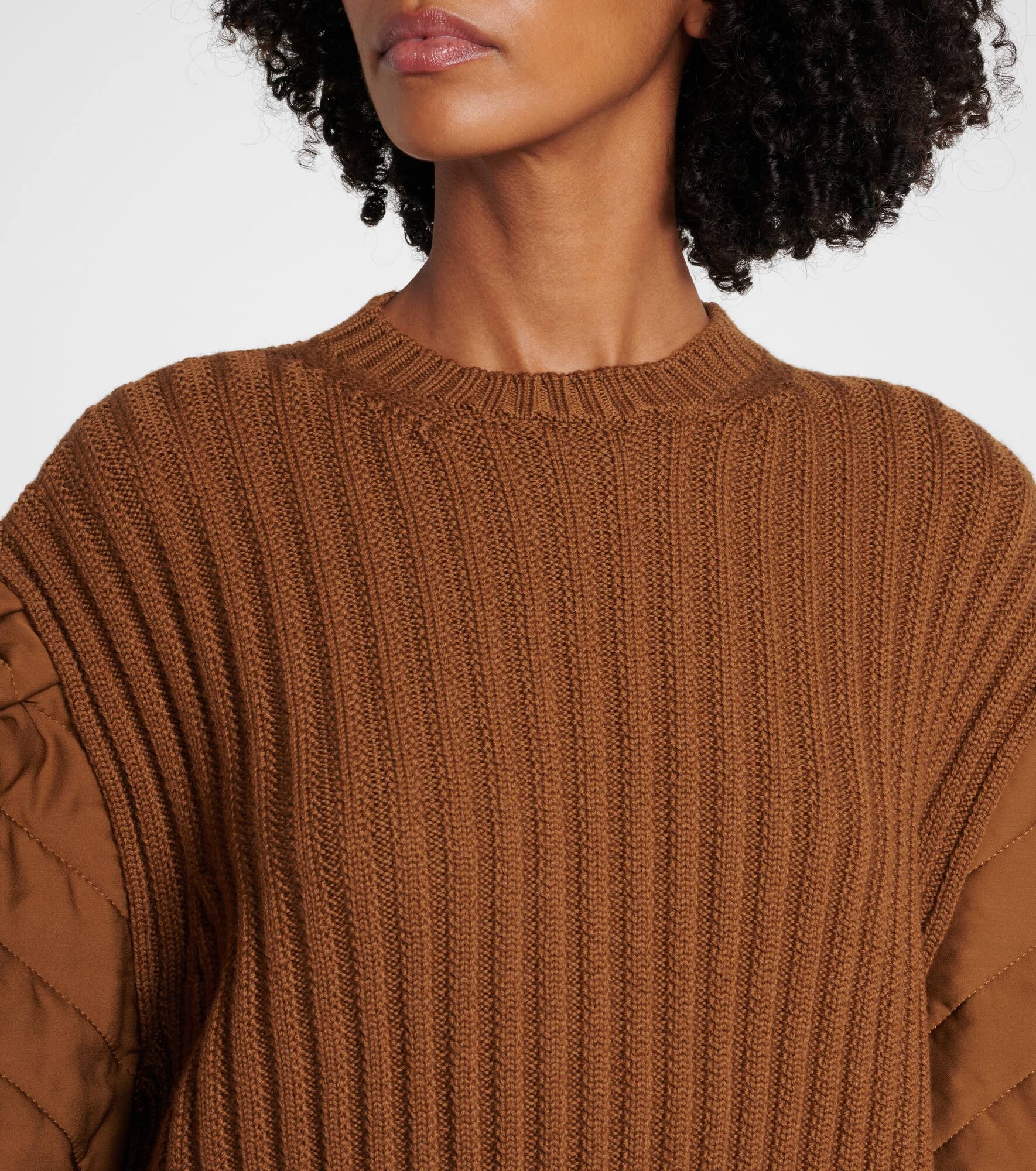 Ottuso ribbed-knit virgin wool minidress - 4