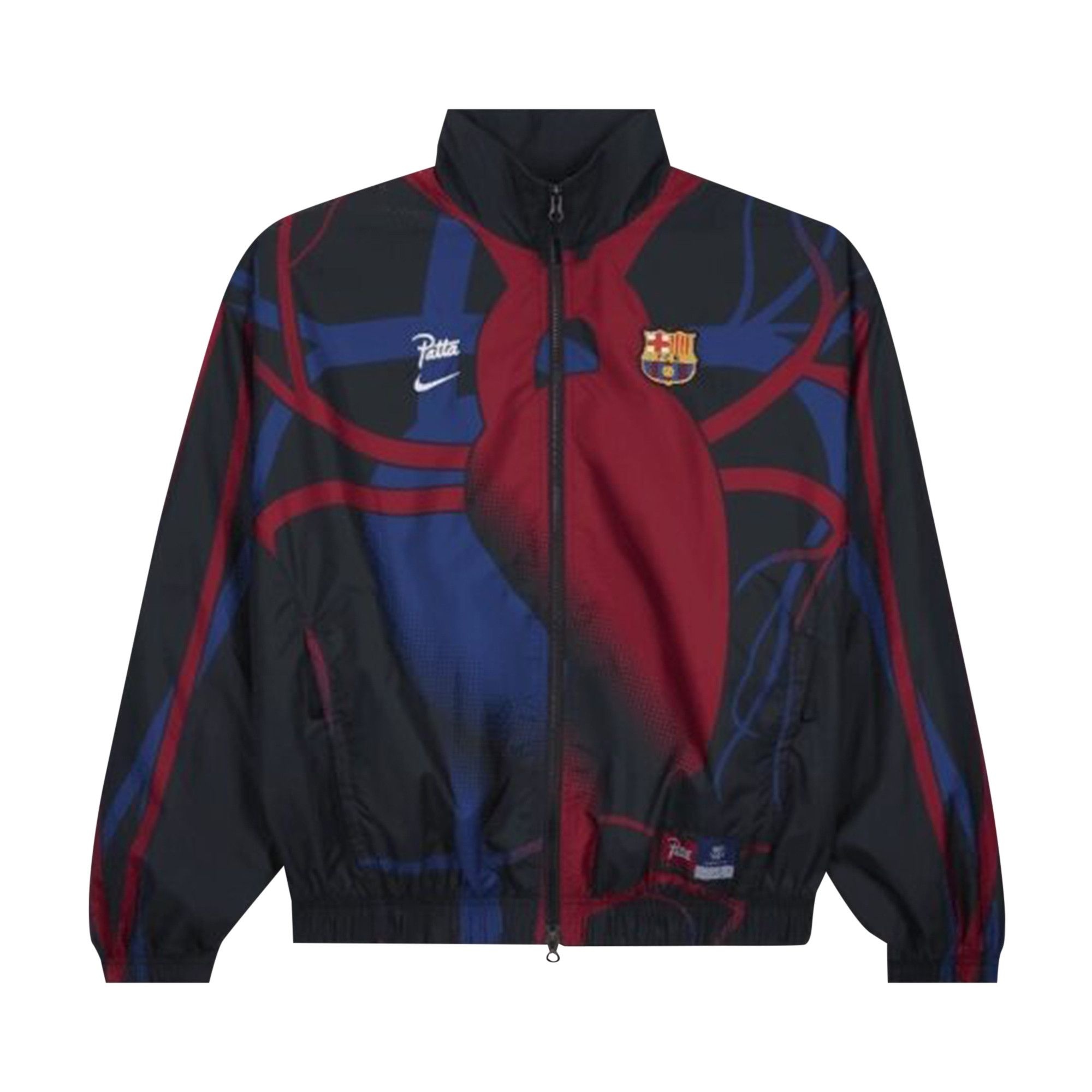 Nike FC Barcelona x Patta Track Jacket 'Black' - 1