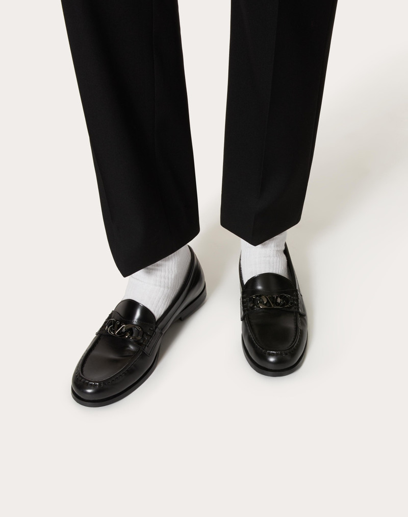 Valentino VLOGO CHAIN CALFSKIN LOAFER outlook