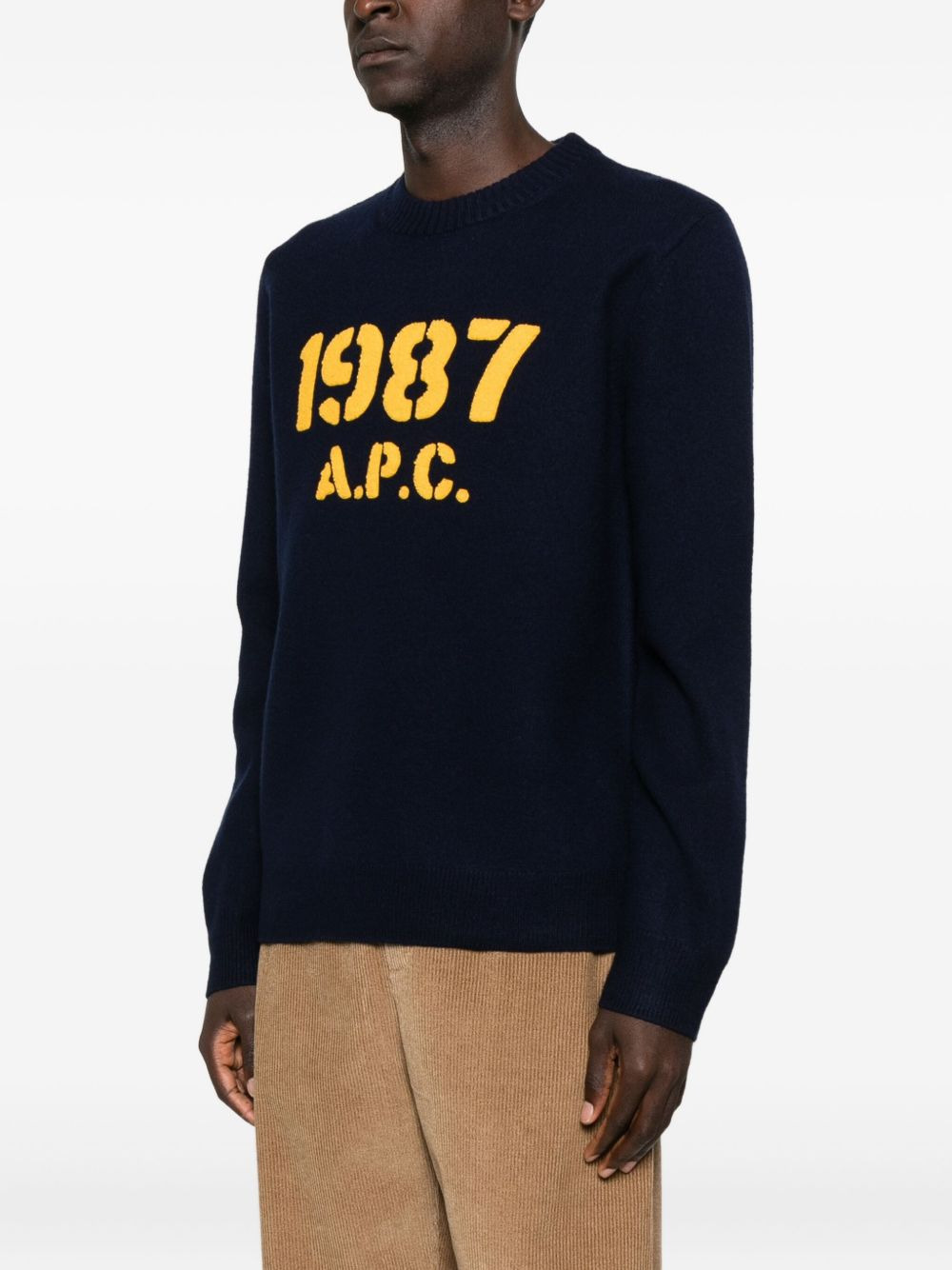 crew-neck long-sleeve sweater - 3