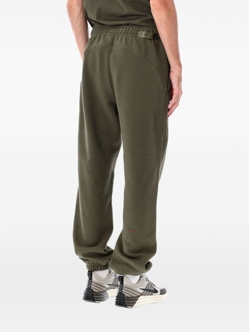 Nike elastic-waist fleece track pants outlook