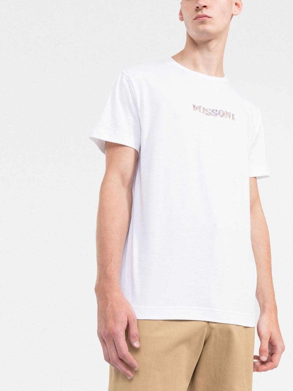 embroidered-logo cotton T-shirt - 5