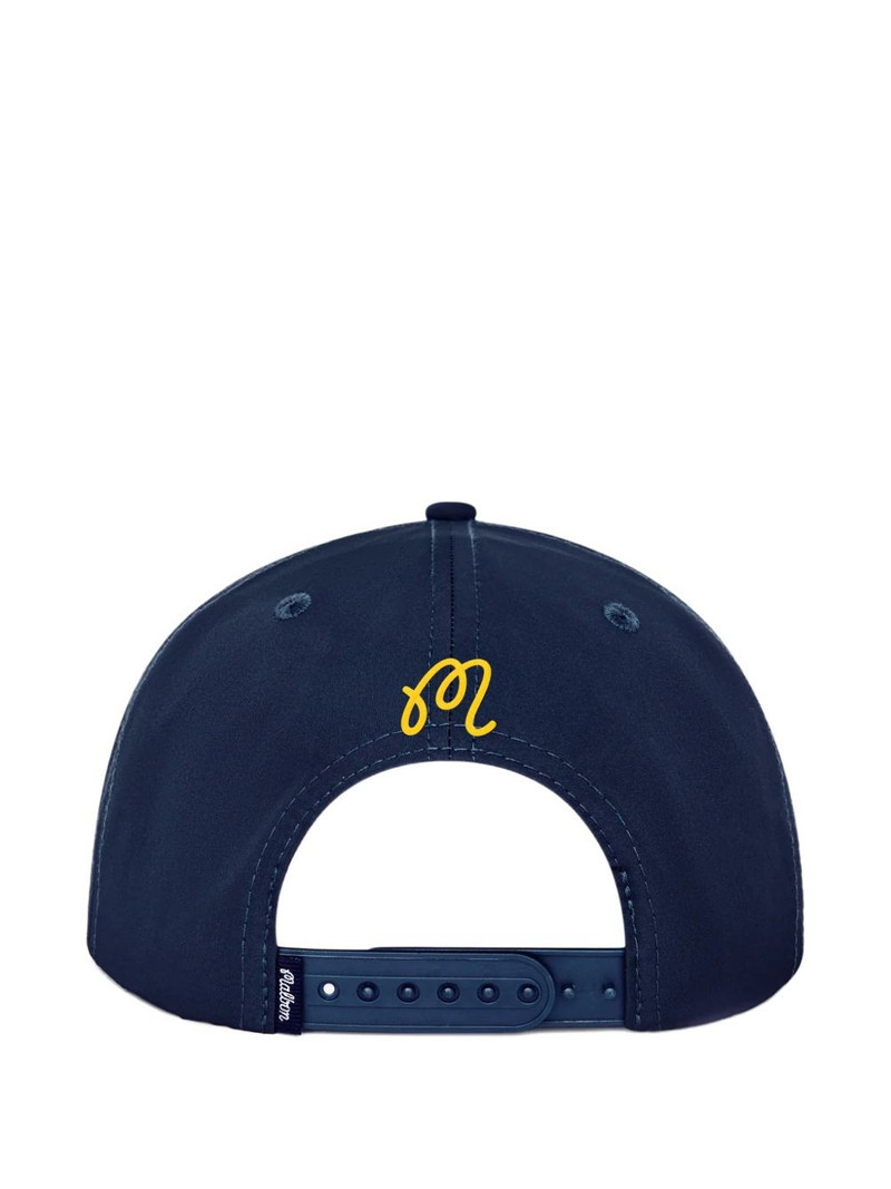 malbon logo-embroidered baseball cap outlook