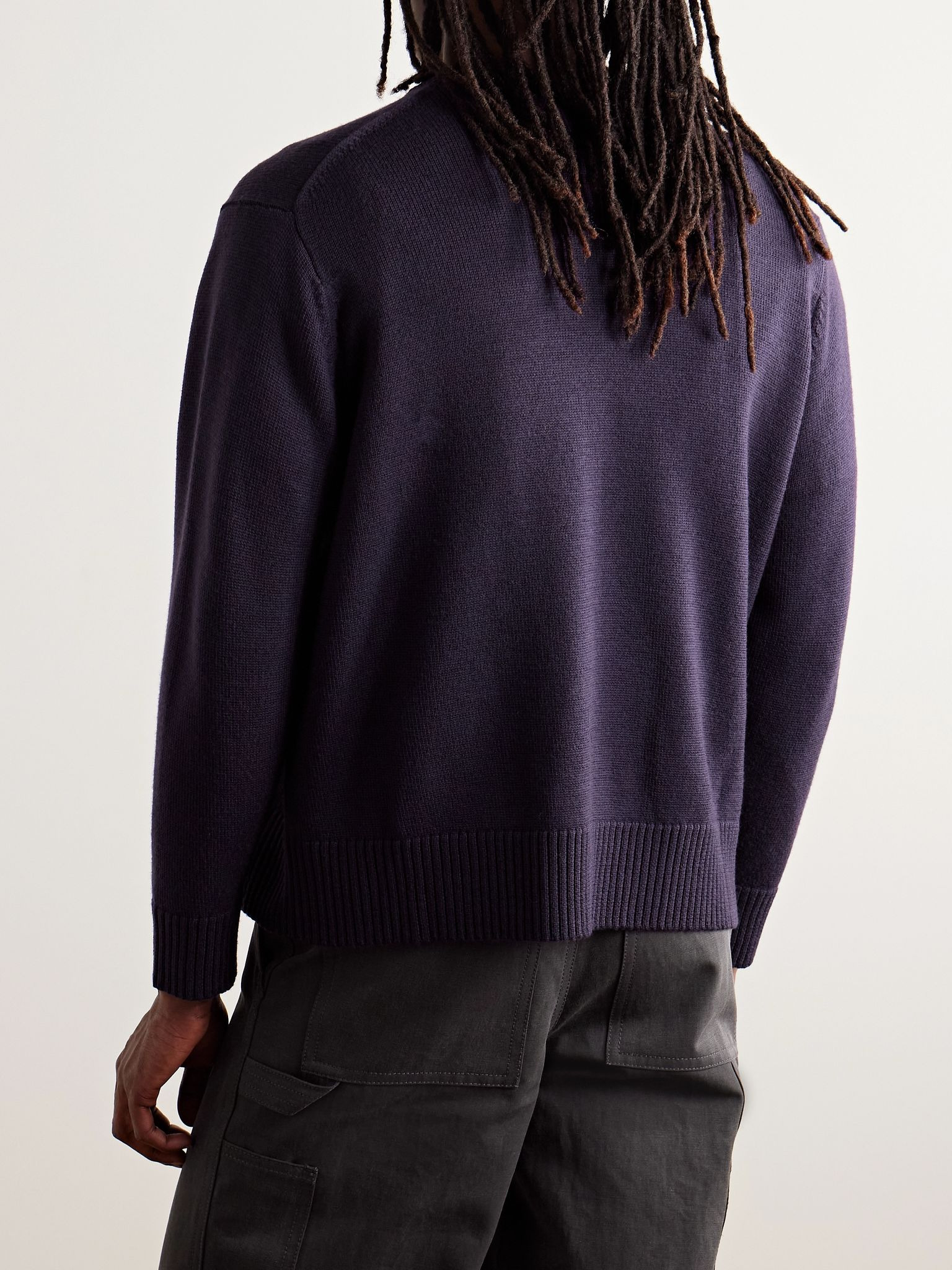 Juniper Merino Wool Sweater Purple - 4