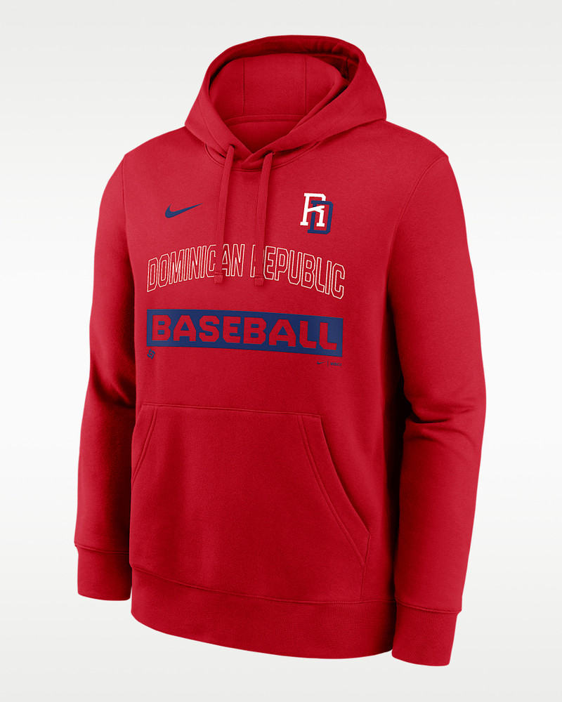 Dominican Republic National Baseball Team 2026 World Baseball Classic Club Men's Nike Pullover Hoodi 1