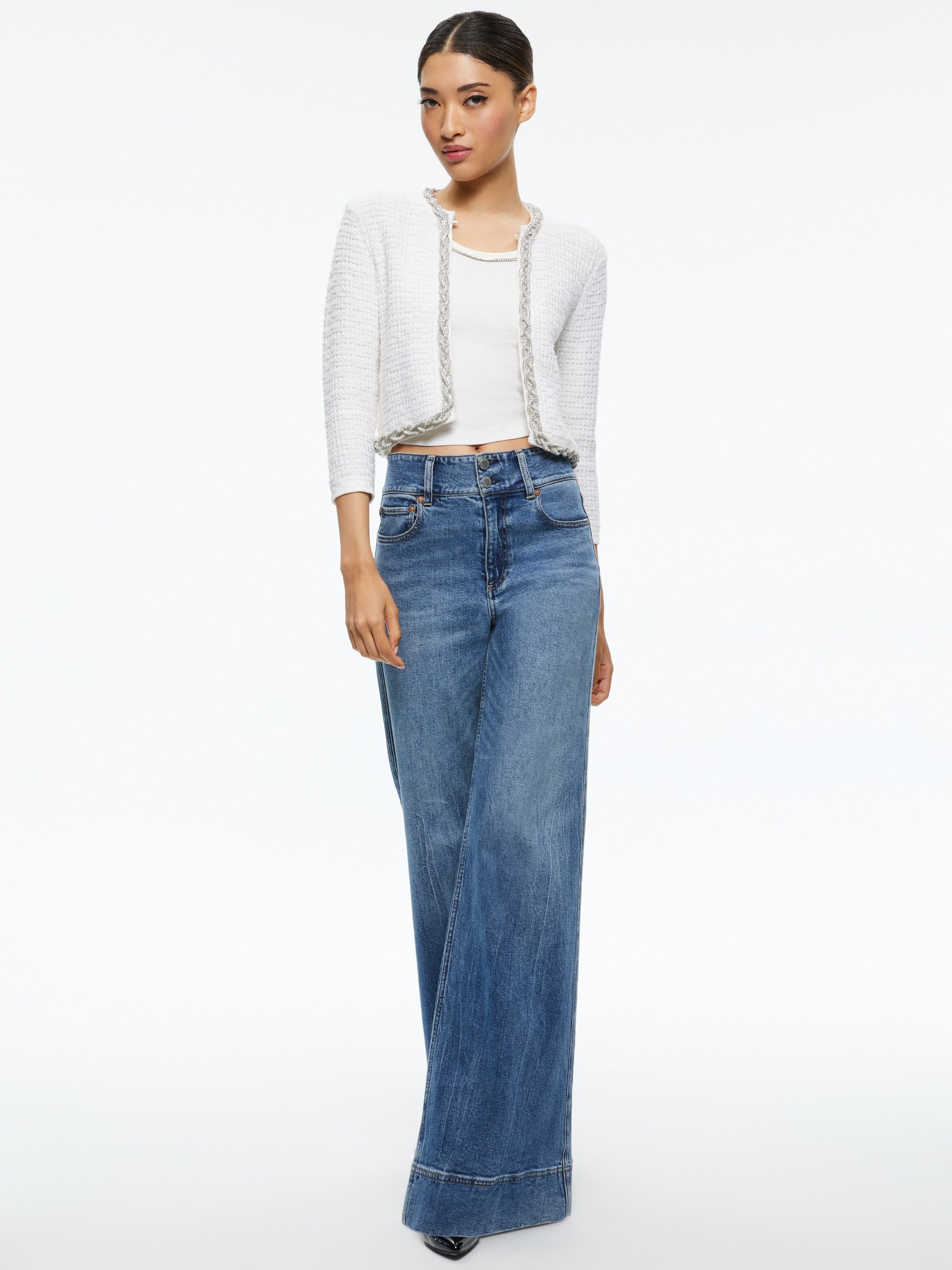 AKIRA EMBELLISHED CARDIGAN - 4