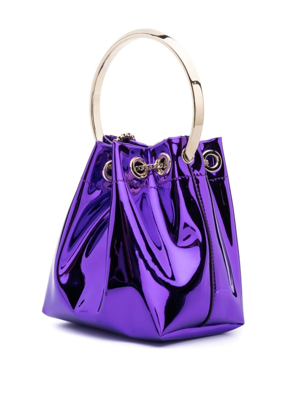 Bon Bon patent-leather bucket bag - 4