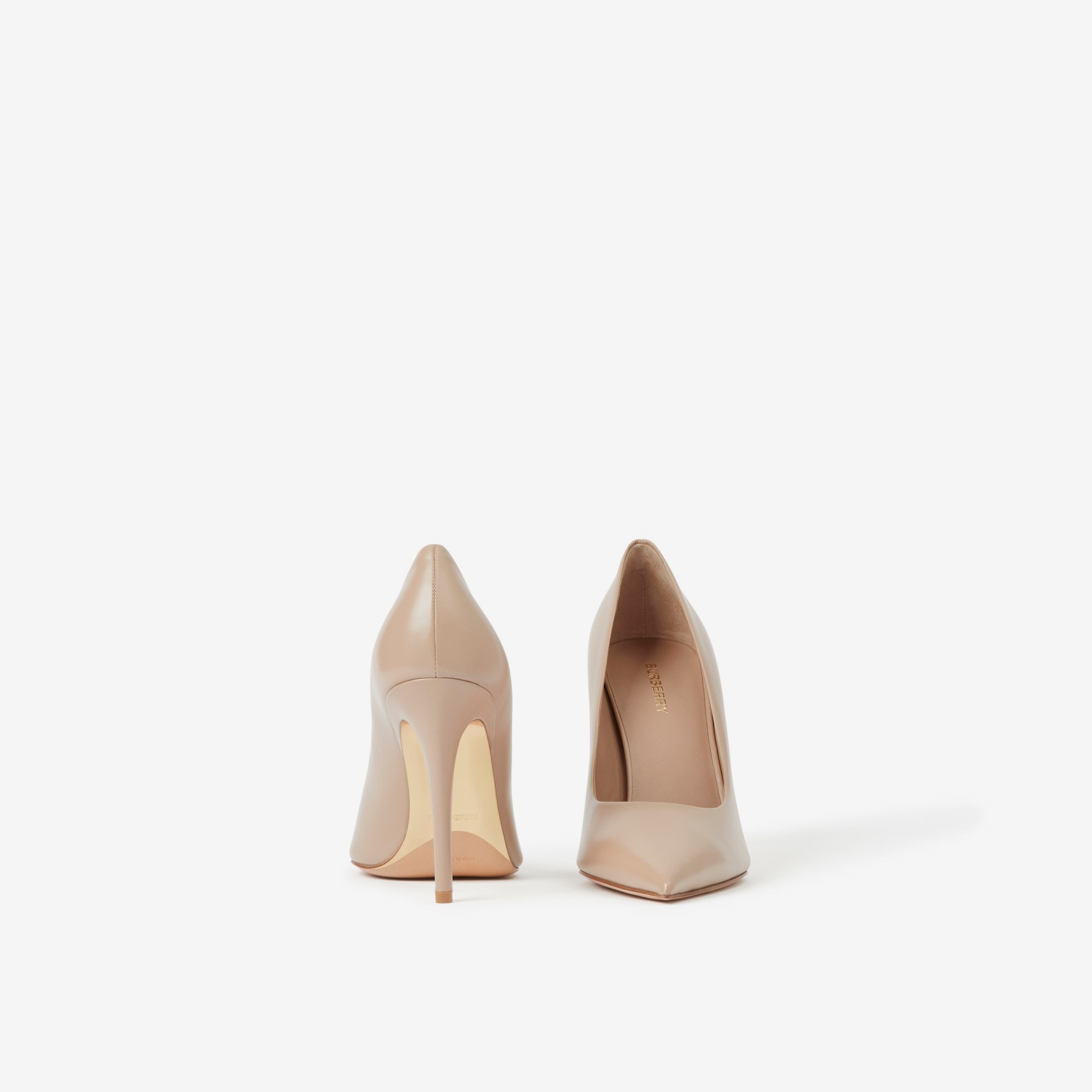Leather Point-toe Pumps - 4