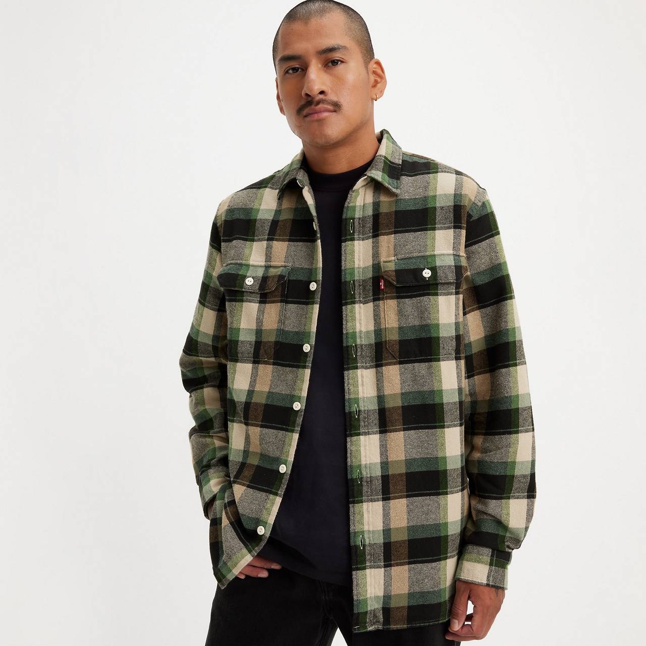 JACKSON WORKER FLANNEL OVERSHIRT - 3