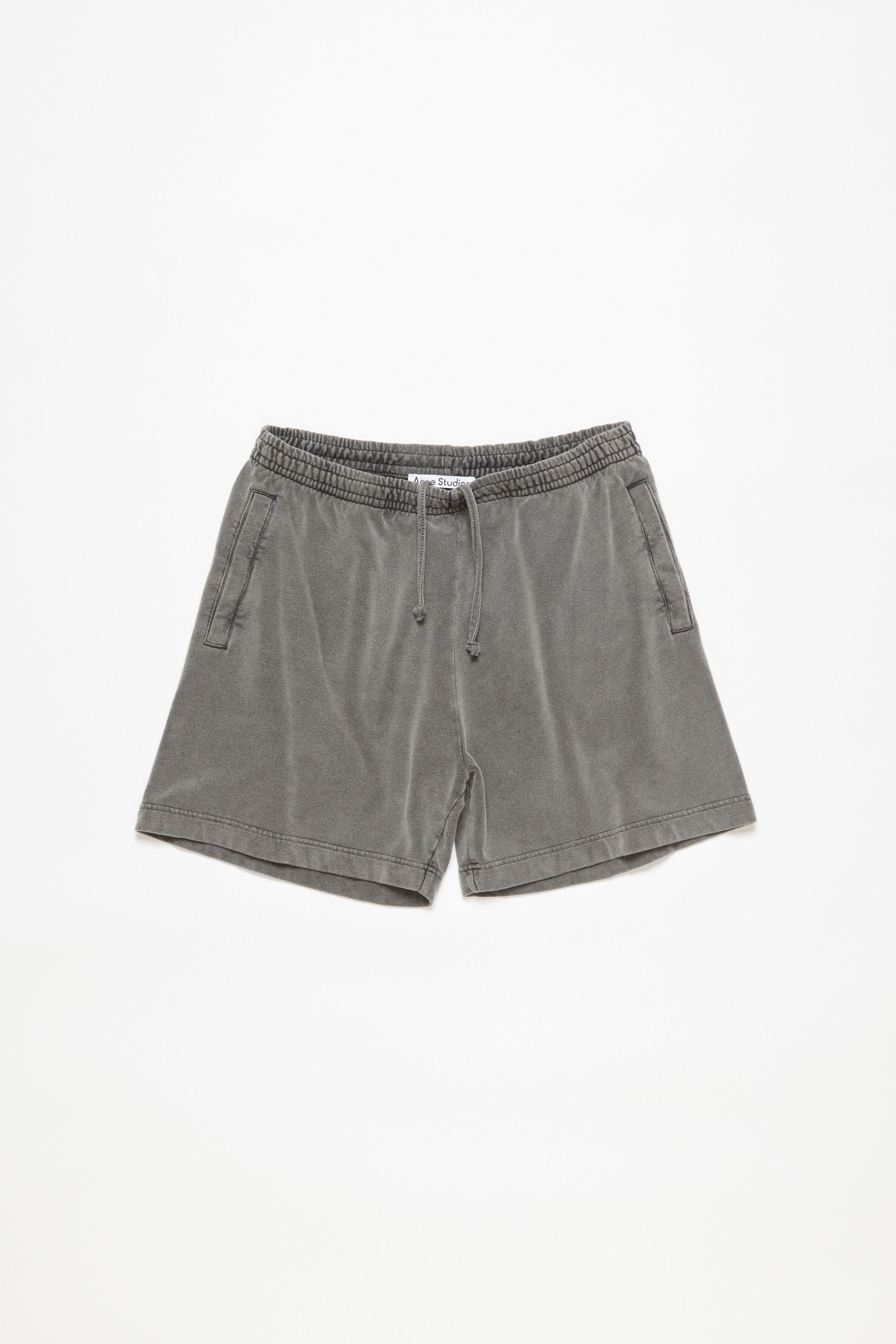 Cotton shorts - Faded black - 7