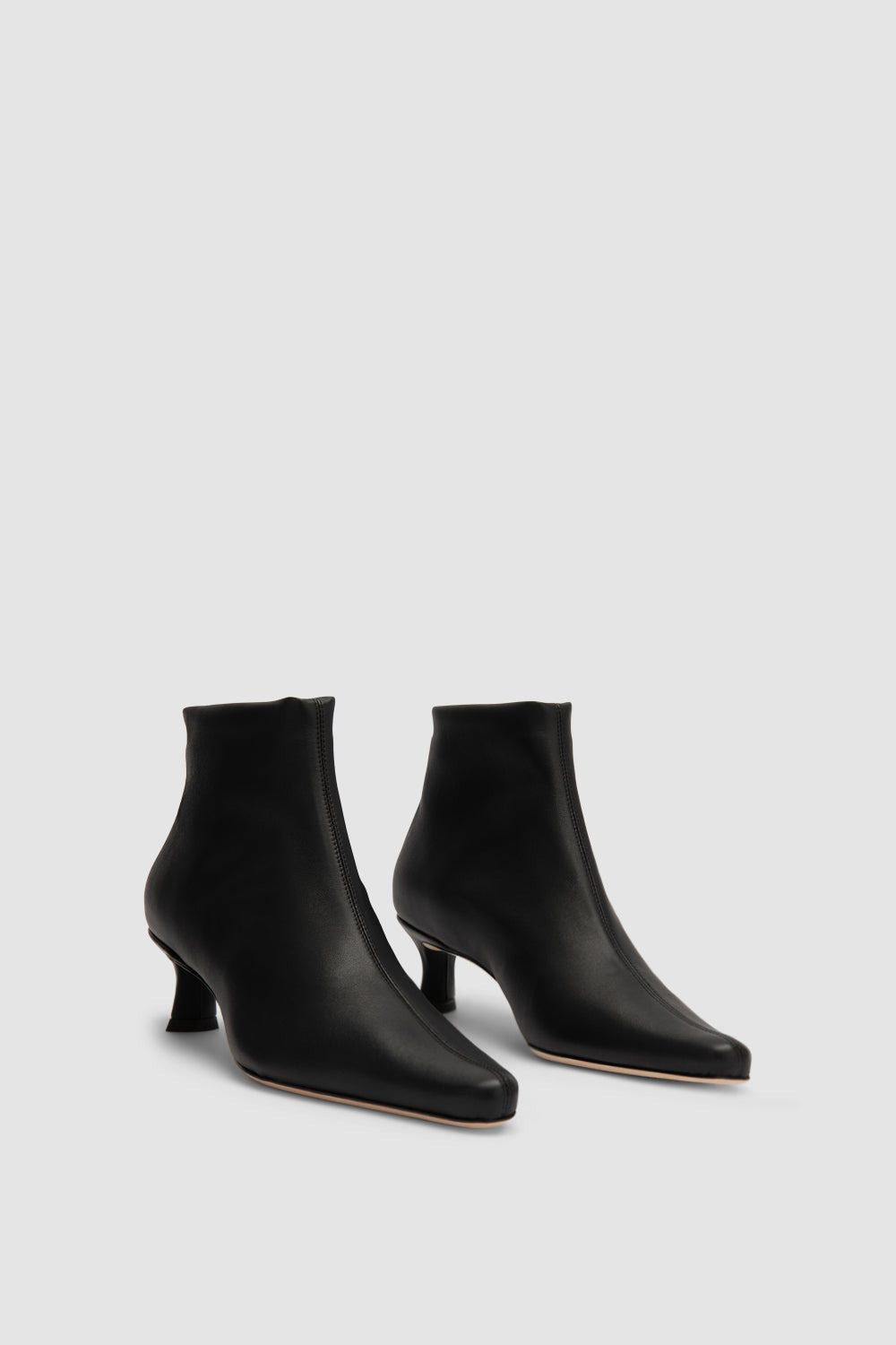 Kitten Stevie 22 Black Stretch Nappa Leather Ankle Boot - 2