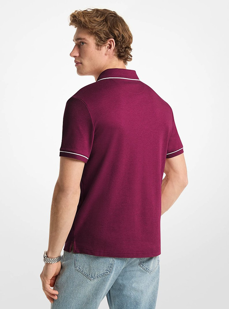 MICHAEL KORS Gramercy Cotton Polo Shirt outlook