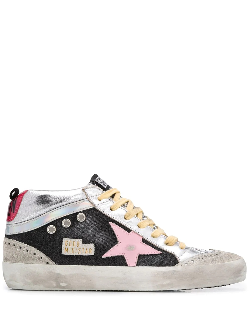 Mid Star lace-up sneakers - 1