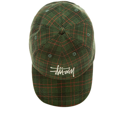 Stüssy Stussy Big Logo Plaid Low Pro Cap outlook