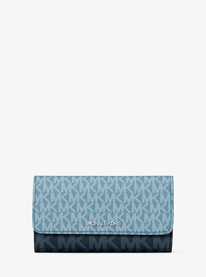 Jet Set Travel Signature Logo Tri-Fold Wallet - 1