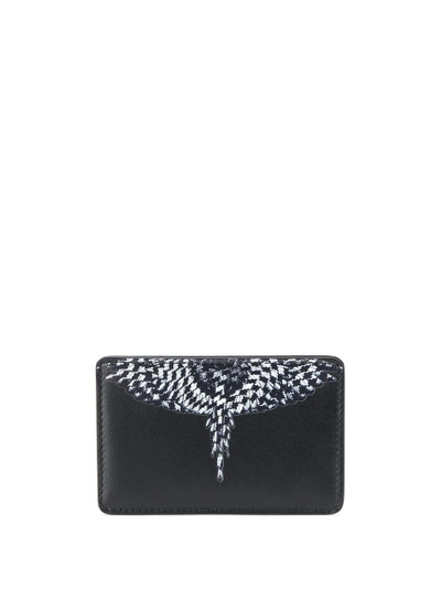 Marcelo Burlon County Of Milan Cross Wings leather cardholder outlook