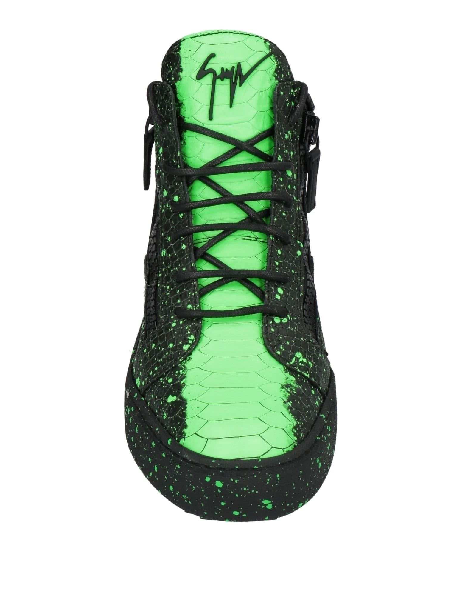 Green Men's Sneakers - 4