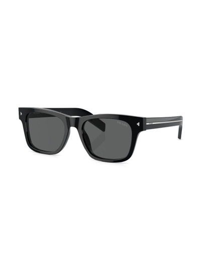 Prada logo-engraved square-frame sunglasses outlook